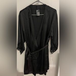 Satin like robe